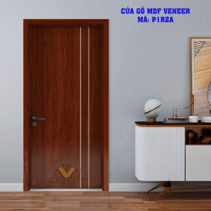 Cửa gỗ MDF Veneer P1R2A