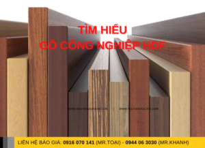 Gỗ HDF là gì - Nguyễn Vũ Door