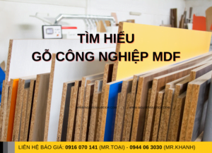 Gỗ MDF là gì? - Nguyễn Vũ Door